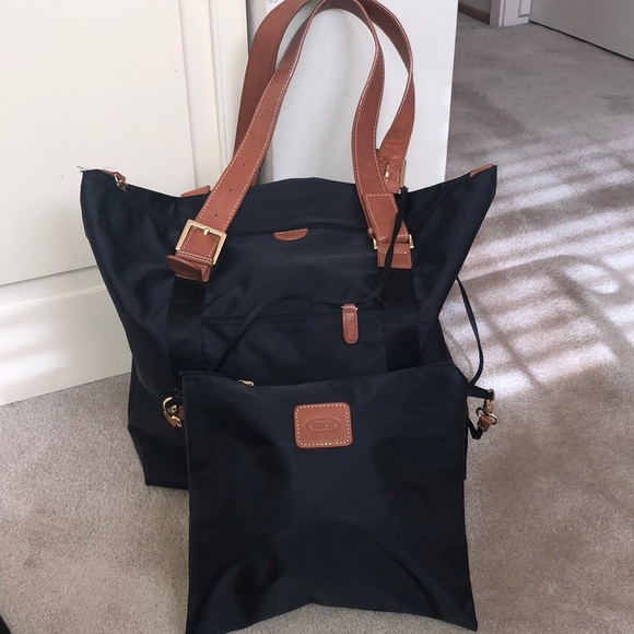 Bric's Handbags - Brics 2 Black bags. Smaller one attaches inside
